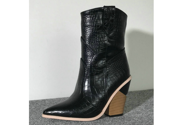 wedge cowboy boots