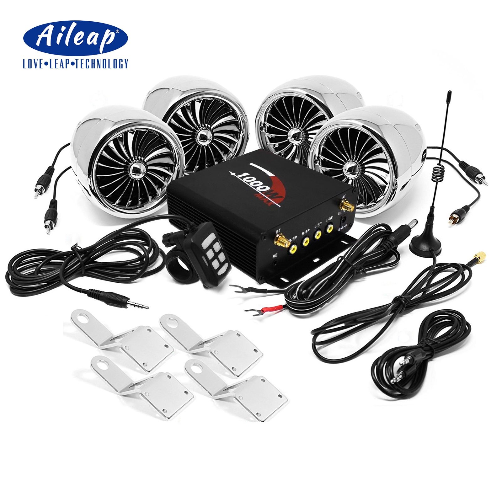 aileap motorcycle speakers