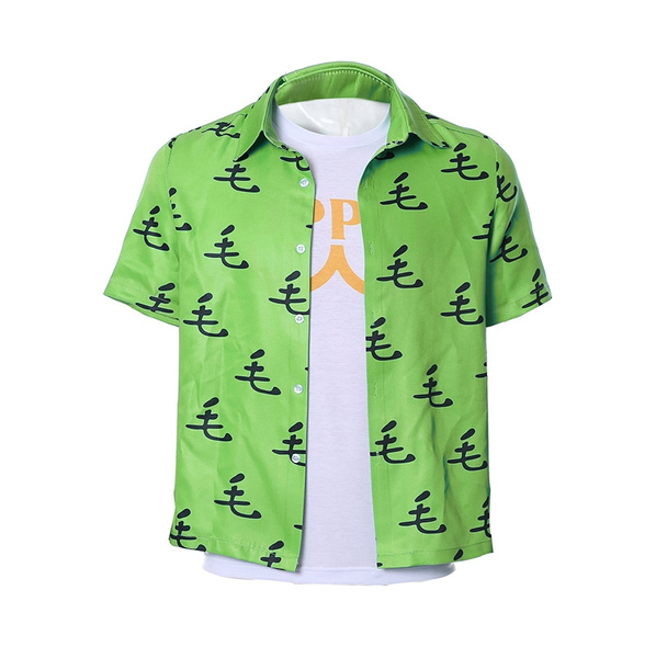 one punch man green shirt