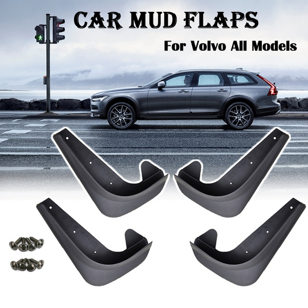 4pcs Universal Mud Flaps Mudflaps Splash Guards Mudguards Front Rear For  Volvo C30 S40 S60 S70 S80 V40 V50 V60 V70 XC70 XC90