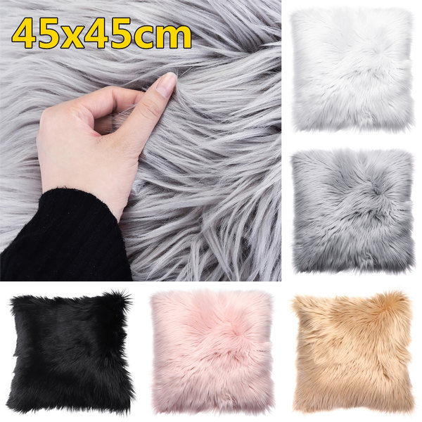 fluffy pillow case