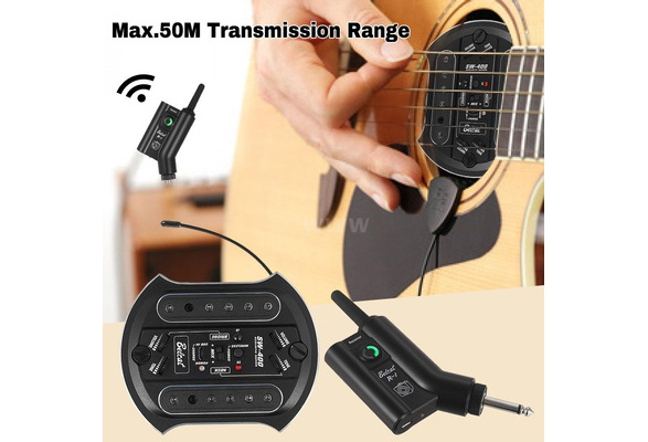 Belcat Sw400 + R1 Uhf Rechargeable Acoustic Guitar Wireless Sound Hole  Pickup System