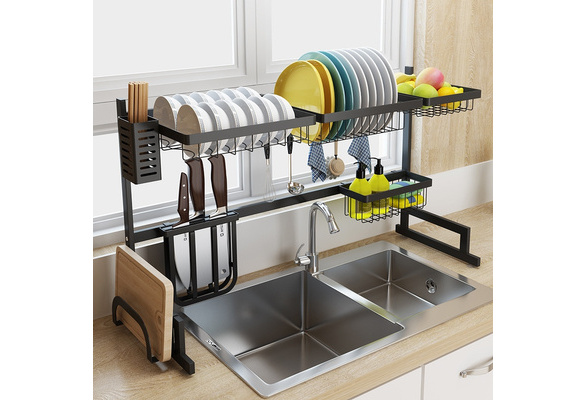 Storage Rack Dripper Dish Narrow Window Sill Tableware Drain The  Dishwashing Slot Kitchen Sink Drying Bowl Shelf Organizer