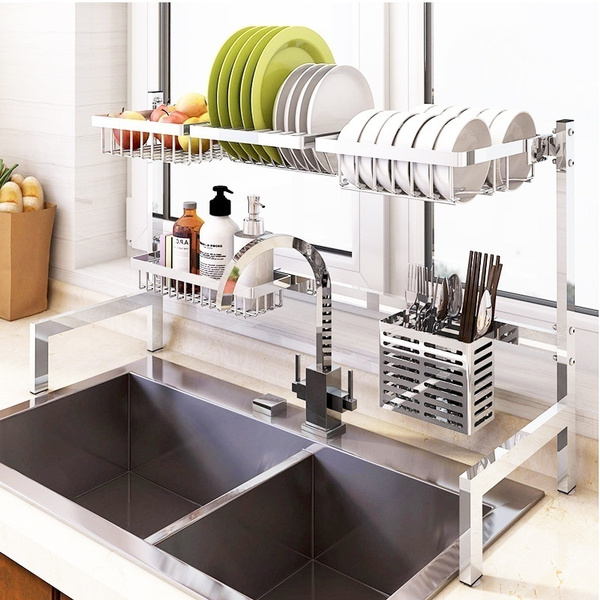 Dish Drying Rack, Dish Rack,Drying Rack Kitchen 304 Stainless