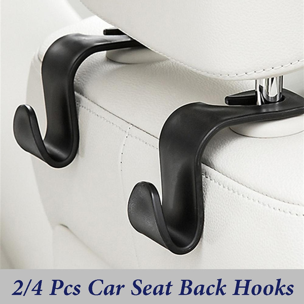 2X Car Back Seat Headrest Hanger Holder Hooks For BagS Purse Cloth Grocer Be VVX