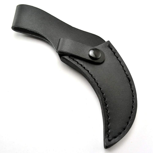 Claw Knife Sheath Leather Scabbard Knives Holder With Belt Loop Pocket Hunting Tactical Holster Bag For Fixed Claw Knife Karambit Wish Claw Knife Sheath Leather Scabbard Knives Holder With Belt Loop Pocket Hunting Tactical Holster Bag For Fixed Claw Knife Karambit Wish