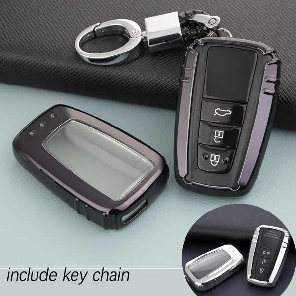 2019 New Soft Tpu Smart Car Key Case Fob Holder Protector For Toyota Camry  C-HR Avalon RAV4 Corolla Prius Prime Cover Case Holder Car Key Bag Remote 