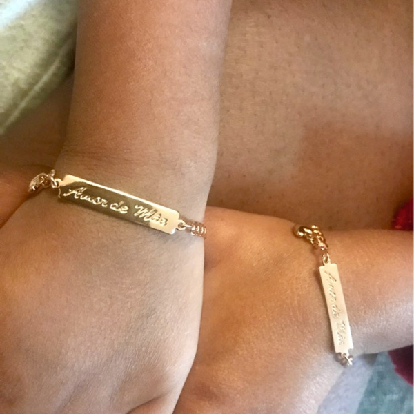 Baby baptism hot sale bracelet gold