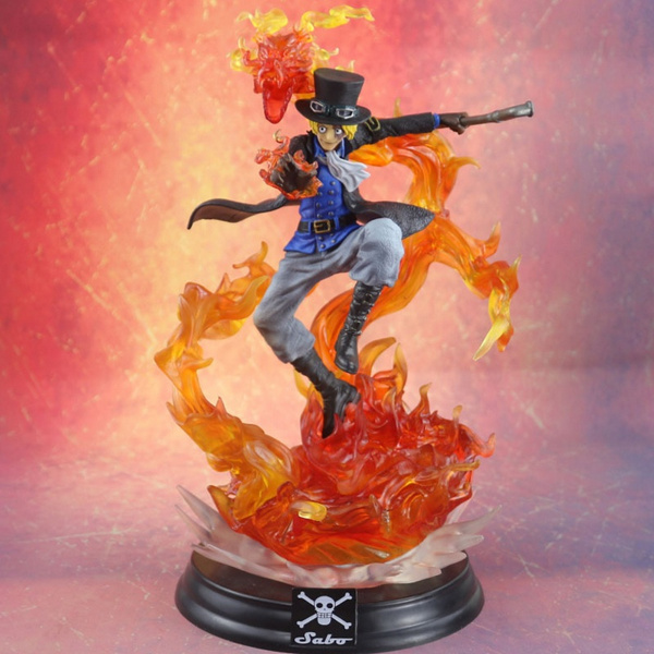 Anime One Piece Figure Gk Fire Dragon Sabo Figure サボ Luffy S Brother High 33cm Wish