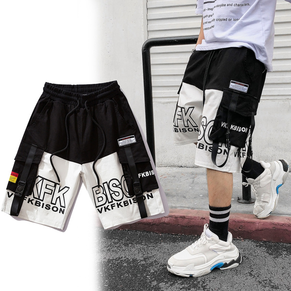 Men Shorts Hip Hop Brand  Mens shorts summer Cargo shorts men Streetwear  shorts