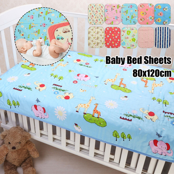 BabyStudio 4 in 1 Baby Child's Mattress Protector Cot Bed Sheet 132 x 71cm 