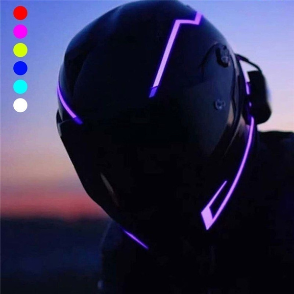 Night Riding LED Light Helmet Kit Bar 