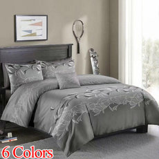 2/3 Pieces/Set Printed Duvet Cover & Pillow Shams Set Single Double Full Queen King 8 Size Comforter Covers Sets 6 Colors