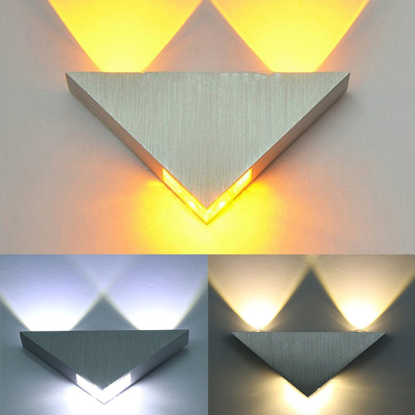 light triangles for wall