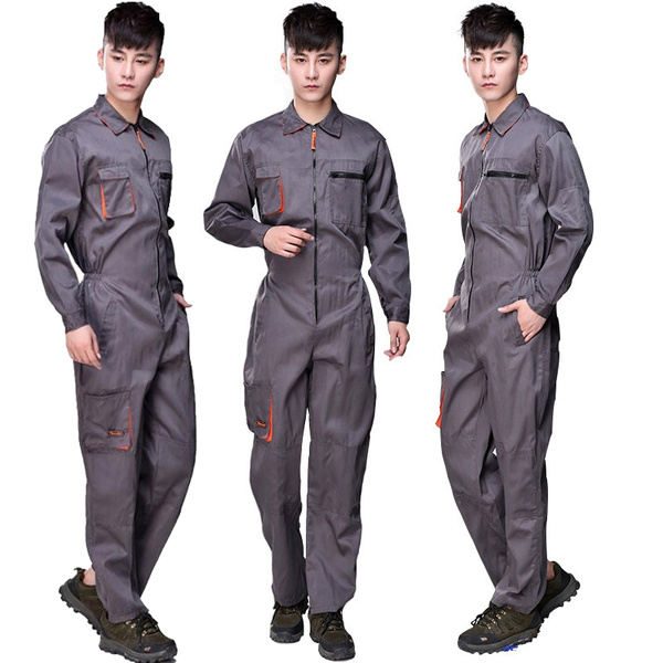 Work Overalls Men Women Protective Coverall Repairman Strap Jumpsuits  Trousers Working Uniforms Plus Size Coveralls