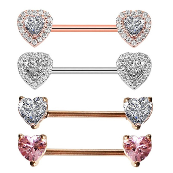 Heart on sale nipple bar