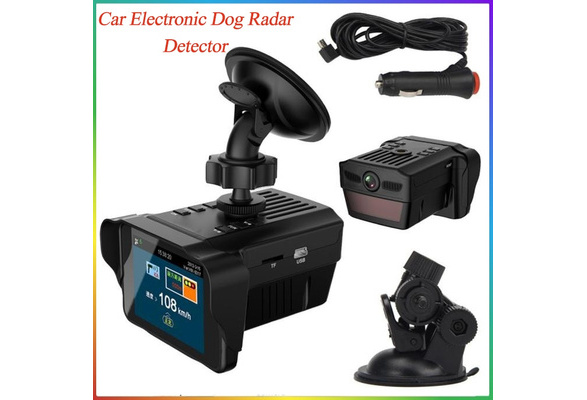 Car Electronic Dog Radar Detector Rearview Mirror Vehicle Video Camera Recorder 