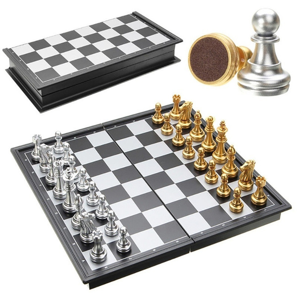 Cb games Chess/Magnetic Ladies 25x25 cm Board Game Golden