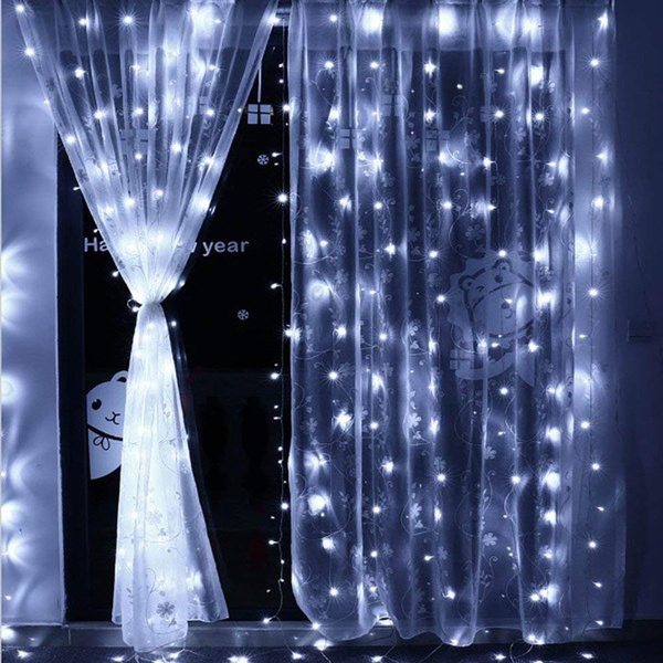 Rideau lumineux LED pour l'extérieur, 3x3/6x3M, rideau lumineux féerique,  pour noël, mariage, jardin, chambre à coucher, décoration - AliExpress