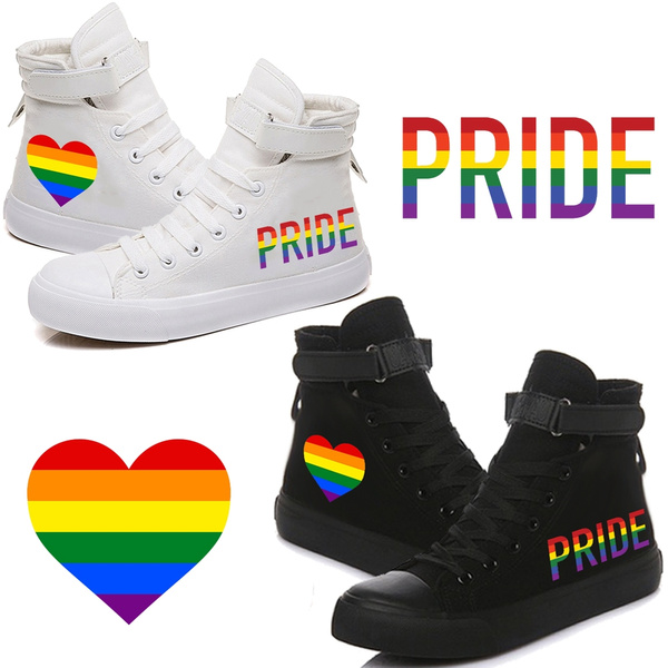 rainbow pride shoes