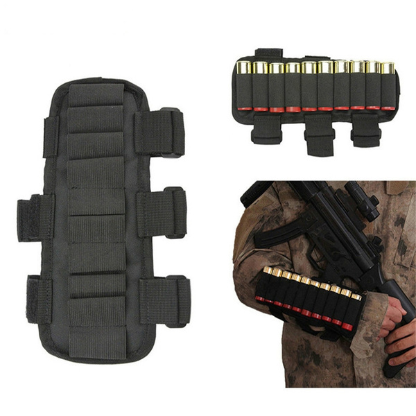 1Pcs Tactical 10 Round 12 Gauge/20GA Shotgun Ammo Carrier Arm Band ...