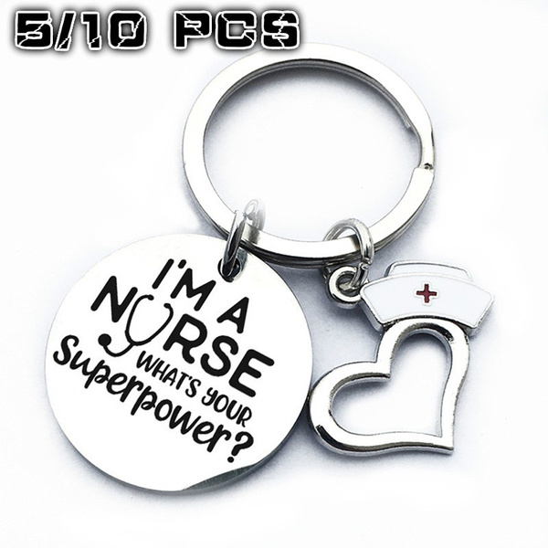 I’m a Nurse Nurse Keychain what’s your superpower 