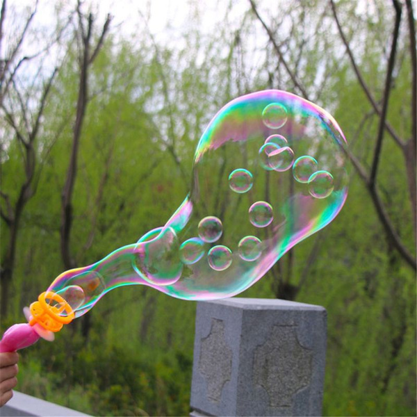3 In 1 Bubble Blower Fan Machine Soap Water Bubble Gun Toy Kids Summer Outdoor 
