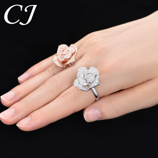 Big flower hot sale ring designs