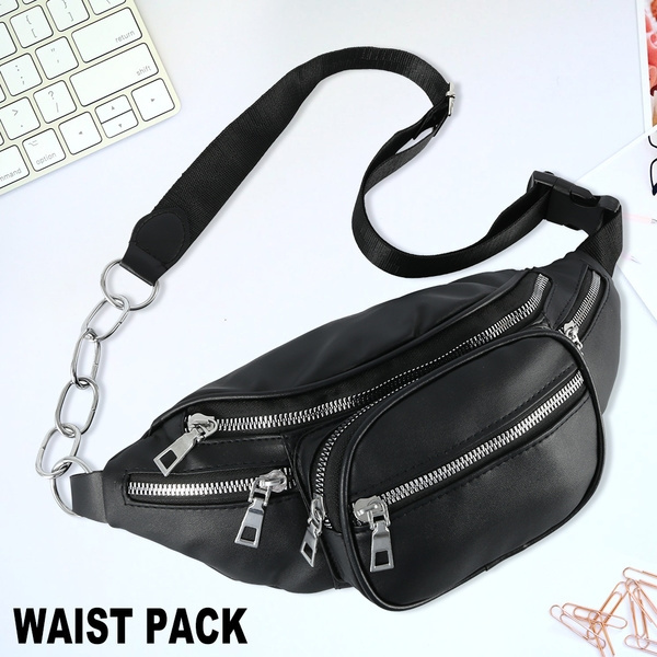 bum bag with chain