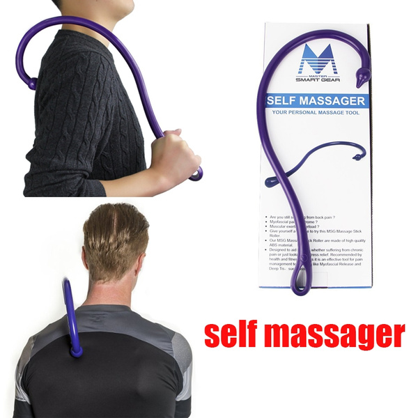 Self Massager Back Trigger Hook Massage Roller Stick Muscle Relax