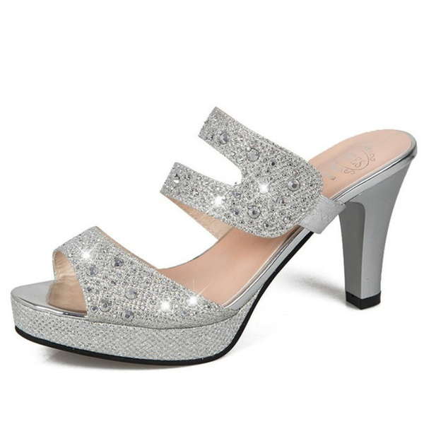 silver summer shoes