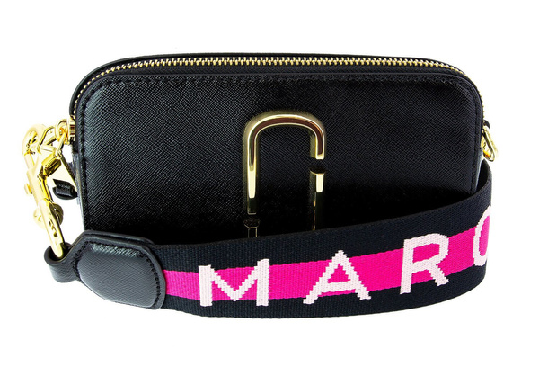 Marc Jacobs Women's Small Logo Strap Snapchat Camera Bag Leather