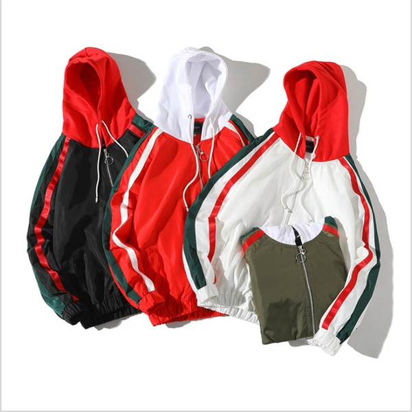 RCTO New Windbreaker Hooded Jackets Men Oversize Hip Hop Tracksuit Jacket Fashion Casual Streetwear Man