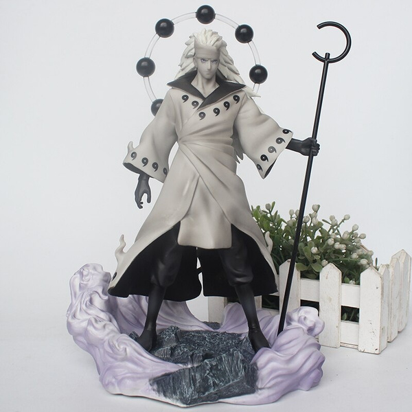 Naruto Anime Figures 36cm Uchiha Sasuke Figure Susanoo PVC Statue