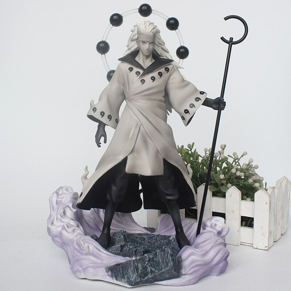 40cm GK Kyuubi Susanoo Uchiha Madara Action Figurine Anime Naruto  Shippuuden Figure PVC Model Collection Statue Toys Gifts