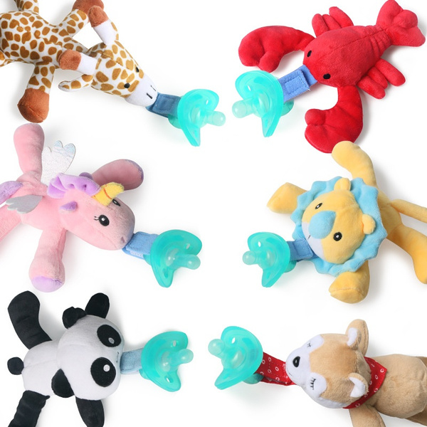 detachable pacifier animal