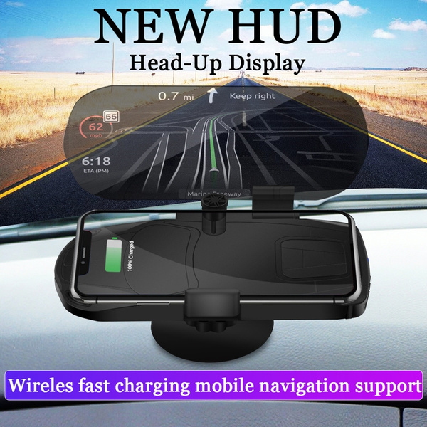 Soporte de navegación para automóvil HUD de carga inalámbrica Head Up Soporte de navegación para automóvil HUD de carga inalámbrica Head Up
