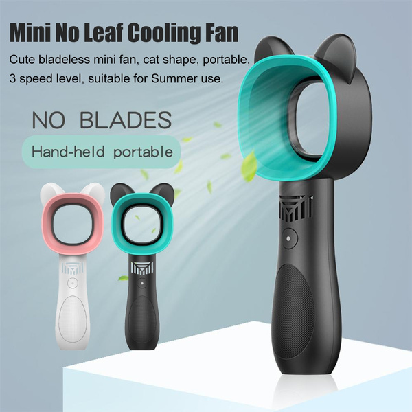 Cute Mini Bladeless Handheld Fan 