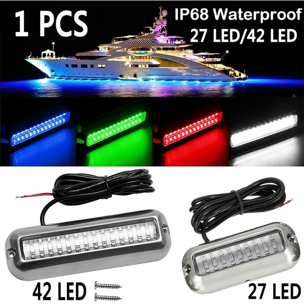 2019 NEW 27/42LED Boat Transom Light Underwater Pontoon Boat Transom ...