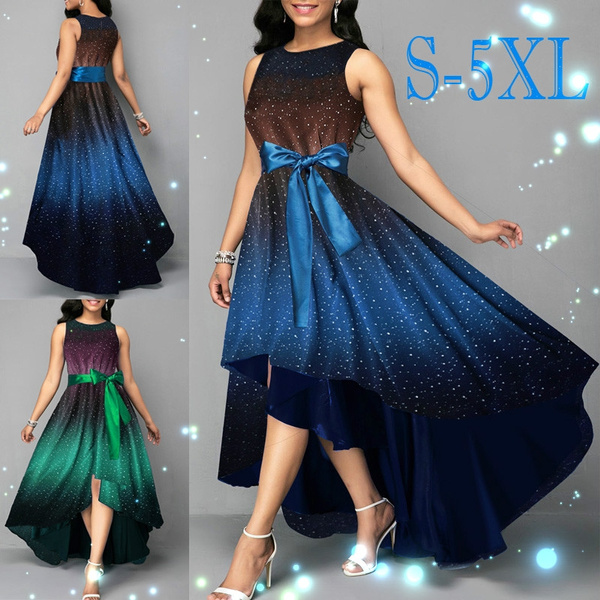 Galaxy High Low Dresses