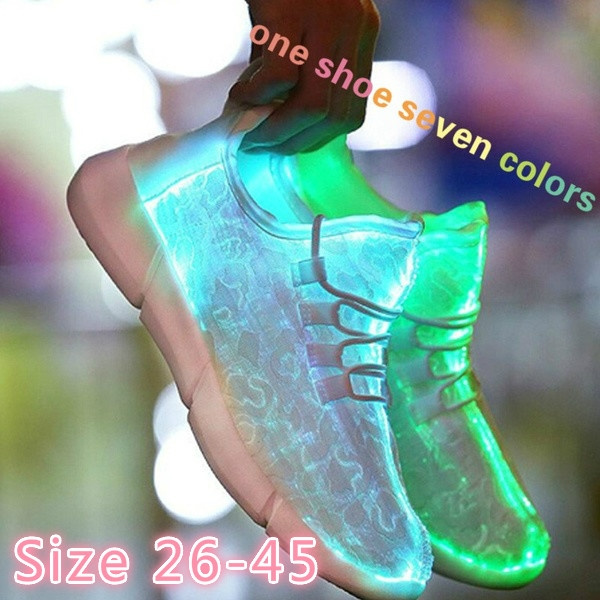 mens fiber optic shoes