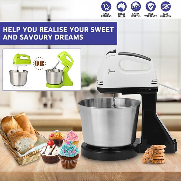 2019 fashion 7 Speed Electric Food Cake Egg Dough Blender Handheld Stand  Mixer with 1.7L Bowl