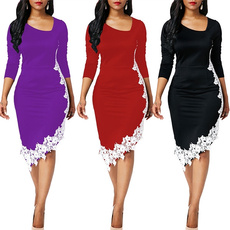 sleeve lace, plus size dress, Sleeve, Cocktail Party Dress