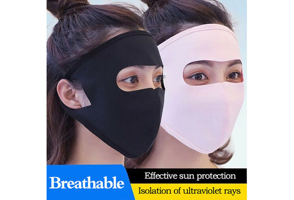 2019 Ultrathin UV Summer Sun Protection Sunscreen Full Face Mask Outdoor  Masque intégral écran solaire protection solaire