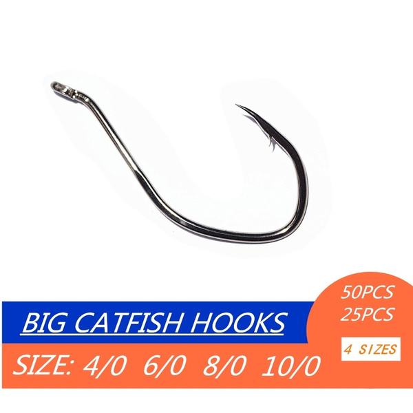 FISHING HOOK HIGH CARBON WIDE MOUTH SPECIMEN HOOKS X 50 SIZE 4//0