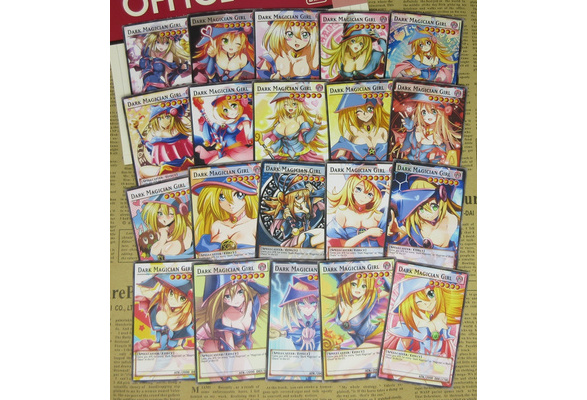 20pcs Dark Magician Girl Full Art Proxy Card Yugioh Classic Sexy Charming  Girl Orica DMG Custom Altered Art Replica Fans Gifts | Wish