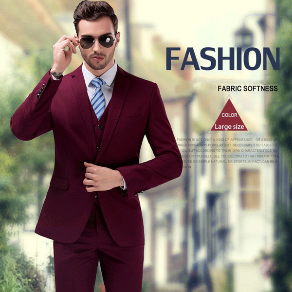 Clean the bedroom Prosecute go to work High Quality Men Suit Three-Piece Suit Mens Casual Business Suit Wedding Best Man Costume Plus Size Mens Clothes XS-4XL | Wish Clean the bedroom Prosecute go to work High Quality Men Suit Three-Piece Suit Mens Casual Business Suit Wedding Best Man Costume Plus Size Mens Clothes XS-4XL | Wish