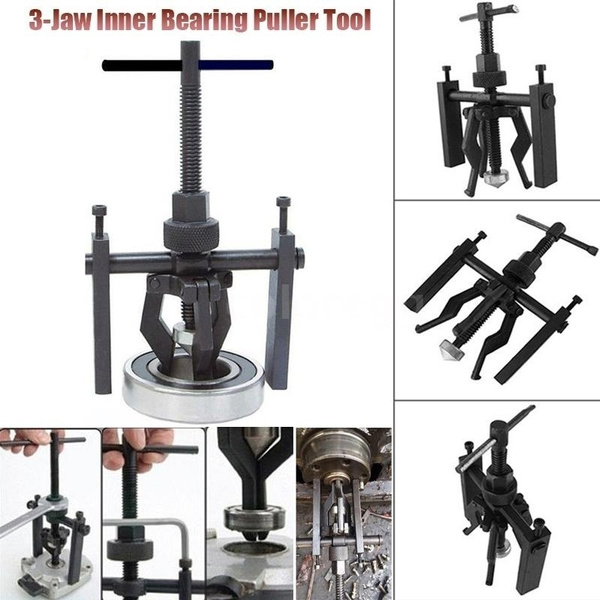 3 Jaw Inner Bearing Puller Tool Kit Heavy Duty Automotive Gear Extractor Machine 