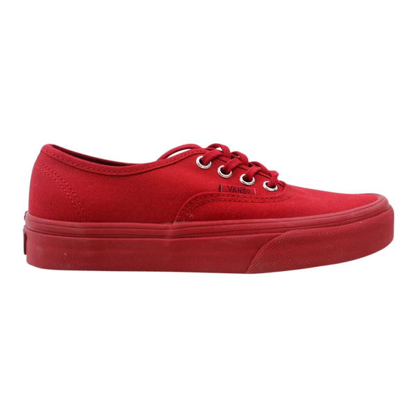 mono red vans authentic