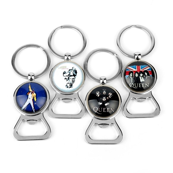 Queen on sale band keychain